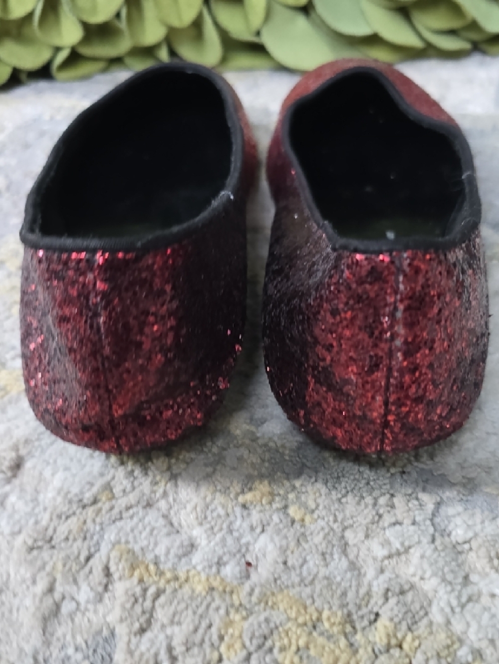 LOWER EAST SIDE Red Glitter Ballet Flats Women's Size 7.5 - Picture 14 of 15